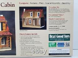 Real Good Toys Moss Creek Log Cabin 112 Scale Doll House 27W x 17 1/2D x 21H