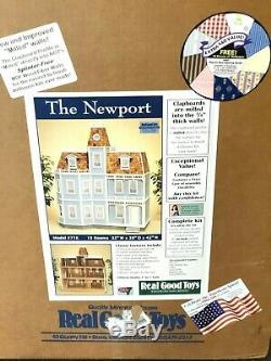 Real Good Toys NIB #71K Newport Dollhouse Kit 112