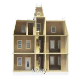 Real Good Toys New Haven Unfinished 1-Inch Scale Victorian Dollhouse Kit