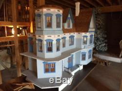 Real Good Toys Queen Anne Dollhouse-ELECTRIC-RESTORATION-PARTS INCLUDED-REDUCED