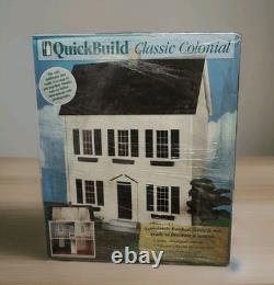 Real Good Toys QuickBuild Classic Colonial Wood Dollhouse Kit Doll House NOS