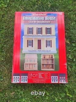 Real Good Toys QuickBuild Imagination House Wood Dollhouse Kit #6703100 NEW