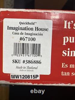 Real Good Toys QuickBuild Imagination House Wood Dollhouse Kit #6703100 NEW