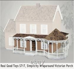 Real Good Toys Simplicity Victorian Wraparound Gazebo Porch Dollhouse Kit S-717