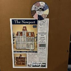 Real Good Toys The Newport 112 Scale Wooden 10 Room Dollhouse Kit Unopened