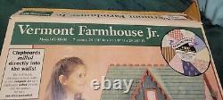 Real Good Toys Vermont Farmhouse Jr. 29 Inch Solid Wood Dollhouse Kit