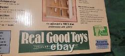 Real Good Toys Vermont Farmhouse Jr. 29 Inch Solid Wood Dollhouse Kit