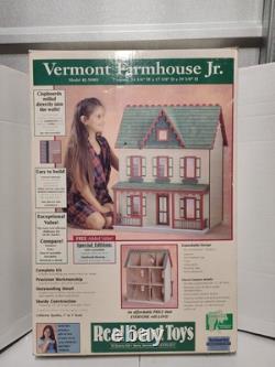 Real Good Toys Vermont Farmhouse Jr 29 Wood Dollhouse Kit 112 #J-M401