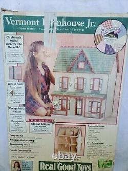Real Good Toys Vermont Farmhouse Jr 29 Wood Dollhouse Kit #J-M401