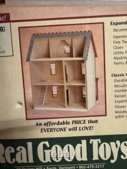 Real Good Toys Vermont Farmhouse Jr Wood Dollhouse Kit 112 #J-M401 New