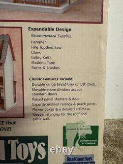 Real Good Toys Vermont Farmhouse Jr Wood Dollhouse Kit 112 #J-M401 New