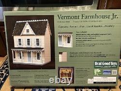 Real Good Toys Vermont Farmhouse Jr Wooden Dollhouse Kit MM-JM401 New Sealed NOS