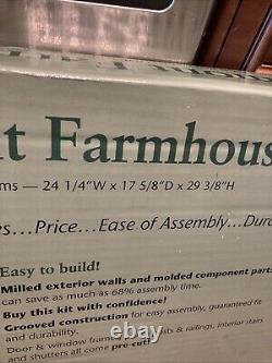 Real Good Toys Vermont Farmhouse Jr Wooden Dollhouse Kit MM-JM401 New Sealed NOS