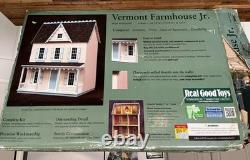 Real Good Toys Vermont Farmhouse Jr. Wooden Dollhouse Model MM-JM401 Open Box