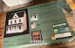 Real Good Toys Vermont Farmhouse Jr. Wooden Dollhouse Model MM-JM401 Open Box