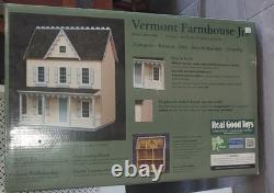 Real Good Toys Vermont Farmhouse Jr. Wooden Dollhouse Model MM-JM401 Unopened
