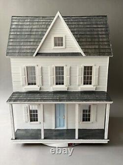 Real Good Toys Vermont Farmhouse Wood OOAK Miniature Dollhouse Built Assembled