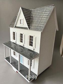 Real Good Toys Vermont Farmhouse Wood OOAK Miniature Dollhouse Built Assembled