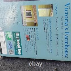 Real Good Toys Victoria's Farmhouse 112 Wood DIY Dollhouse Kit 8 Rooms JM-1065
