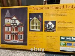 Real Good Toys Victorian Painted Lady Wooden Dollhouse Kit