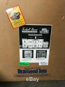 Real Good Toys Vintage Foxhall Manor New in box Doll House Miniatures