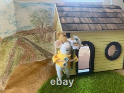Real Good Toys brand completed mouse house with mice + accessories OOAK