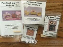 Retired 1/4 Portland Cottage Dollhouse Kit withfurniture Kits Suzanne & Andrew