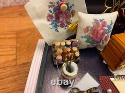 Reutter Porcelain Sewing Machine Set and Sewing Box with Accessories