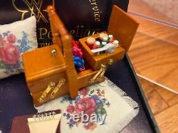 Reutter Porcelain Sewing Machine Set and Sewing Box with Accessories