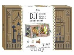 Robotime DIY Miniature Houses 3 Kits STACKABLE SET 3D Wooden Model NEW