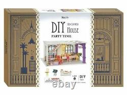 Robotime DIY Miniature Houses 3 Kits STACKABLE SET 3D Wooden Model NEW