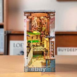 Robotime Rolife 7 Kinds DIY Book Nook Stories Wooden Miniature Doll House TGB