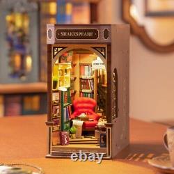 Robotime Rolife 7 Kinds DIY Book Nook Stories Wooden Miniature Doll House TGB