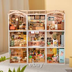 Rolife 124 Super Creator Plastic 3D Dollhouse 9-set Decor DIY Adult Xmas Gifts