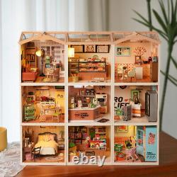 Rolife 124 Super Creator Plastic 3D Dollhouse 9-set Decor DIY Adult Xmas Gifts