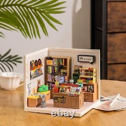 Rolife 6 Packs Super Creator Plastic DIY Mini LED Dollhouse Kids Toys Xmas Gift