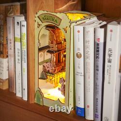 Rolife 6 Sets Book Nook Shelf 3D Wooden Puzzle Dollhouse Decor Adult Xmas Gifts