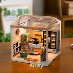Rolife 9 in 1 Super Creator Miniature Dollhouse Plastic Building Teens Xmas Gift