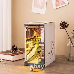 Rolife DIY Book Nook Suit Wooden house Building TGB Series Toy LED for Xmas Gift
