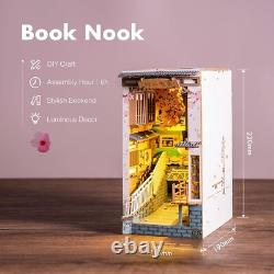 Rolife DIY Book Nook Suit Wooden house Building TGB Series Toy LED for Xmas Gift