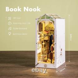 Rolife DIY Book Nook Suit Wooden house Building TGB Series Toy LED for Xmas Gift