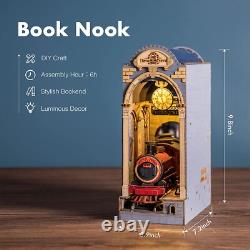 Rolife DIY Book Nook Suit Wooden house Building TGB Series Toy LED for Xmas Gift