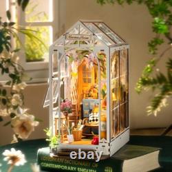 Rolife DIY Book Nook Suit Wooden house Building TGB Series Toy LED for Xmas Gift