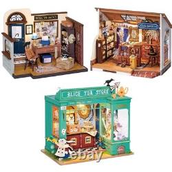 Rolife DIY Dollhouse Kit Miniature Furniture Wooden 3D House Gift With LED Light