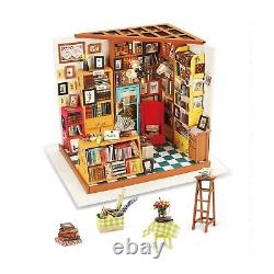 Rolife DIY Dollhouse Miniatures Craft Kits for Adults Kathy's Green House&Sam