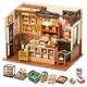 Rolife DIY Miniature Doll House Kit Build Becka's Bakery Diorama House Buildi