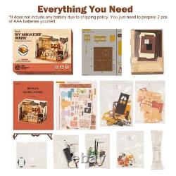 Rolife DIY Miniature Doll House Kit Build Becka's Bakery Diorama House Buildi