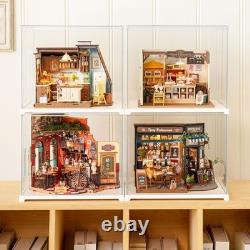 Rolife DIY Miniature Dollhouse Kit Baking Kitchen with LED Light Craft Gift