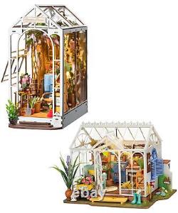 Rolife DIY Miniature Kit, Garden House Series DIY Miniature House and Book No