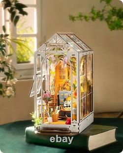 Rolife DIY Miniature Kit, Garden House Series DIY Miniature House and Book No
